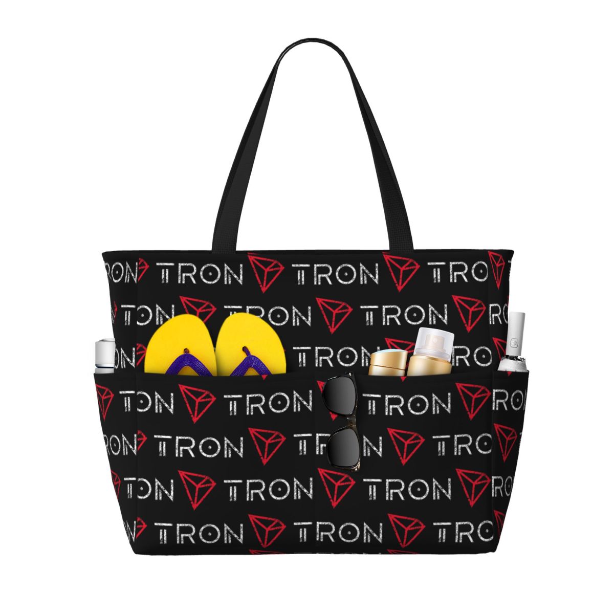 Yoga Fitness Trx - Tron TRX Distressed Crypto Trader Logo