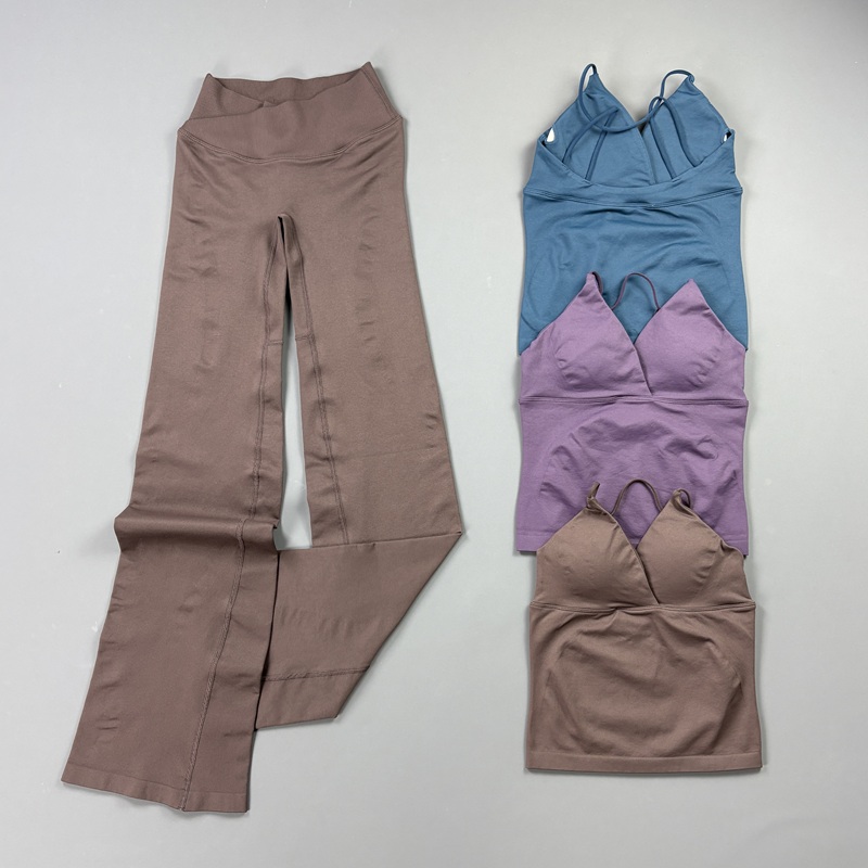 Yoga Fitness Zumba - 2Pcs Women Seamless Yoga Workout Sets