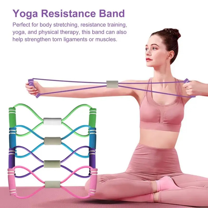 Fitness Resistance Band with H - огляд і ціна Figure 8 Resistance Band