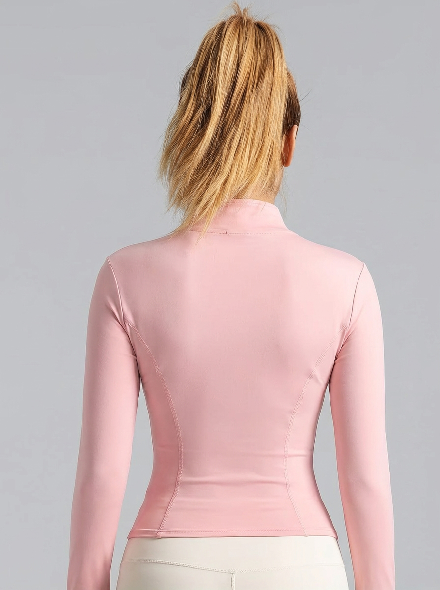 New Women Light Pink Yoga Coat - огляд і ціна Yoga Fitness Yoga