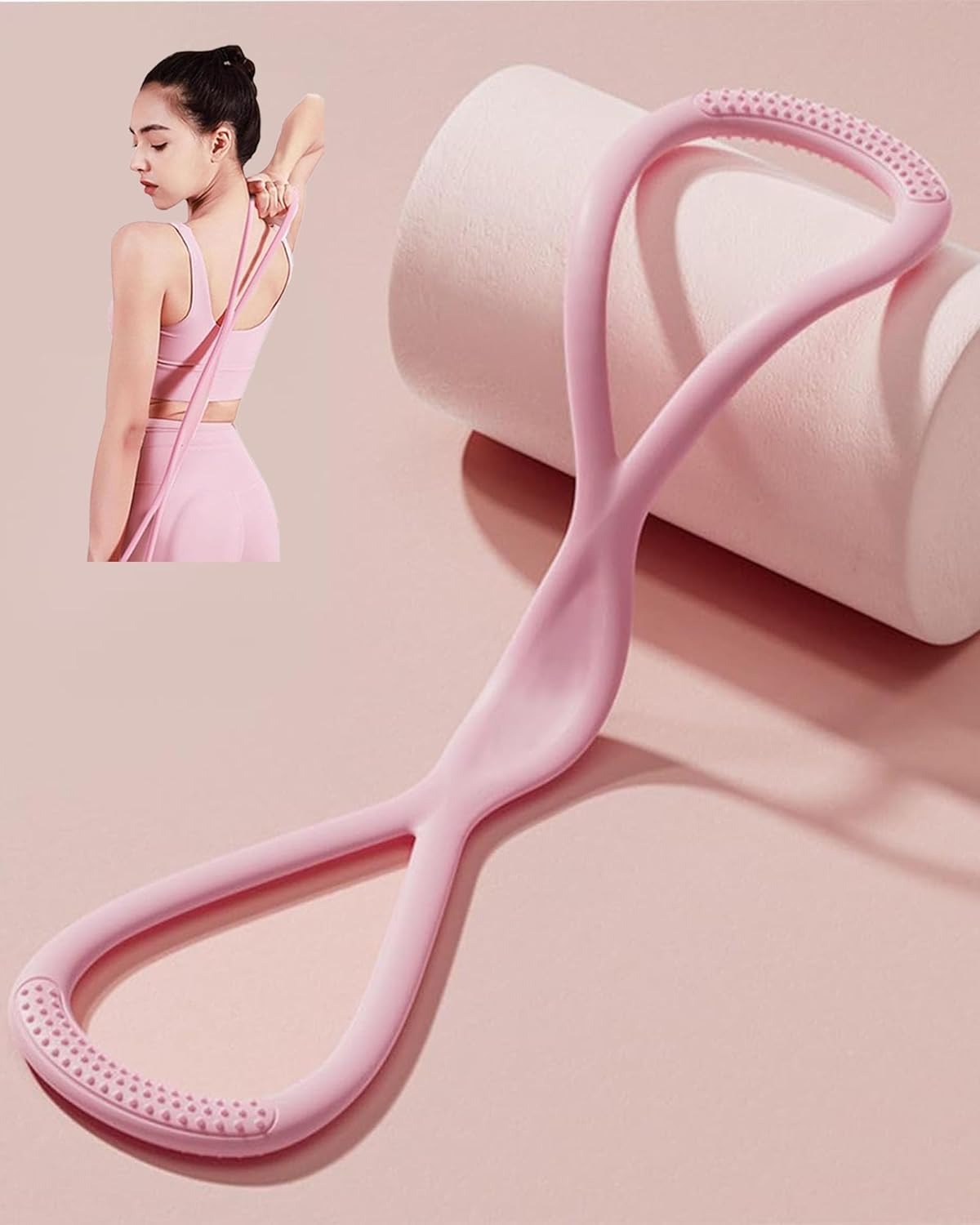 Figure-8 Yoga Resistance Band, - огляд і ціна Figure 8 Resistance Band