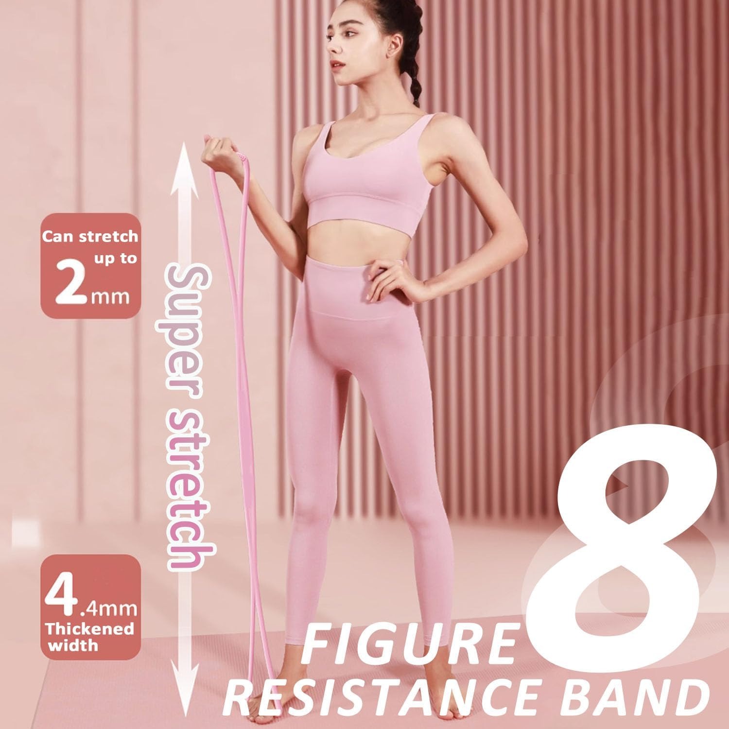 Figure-8 Yoga Resistance Band, - огляд і ціна Figure 8 Resistance Band