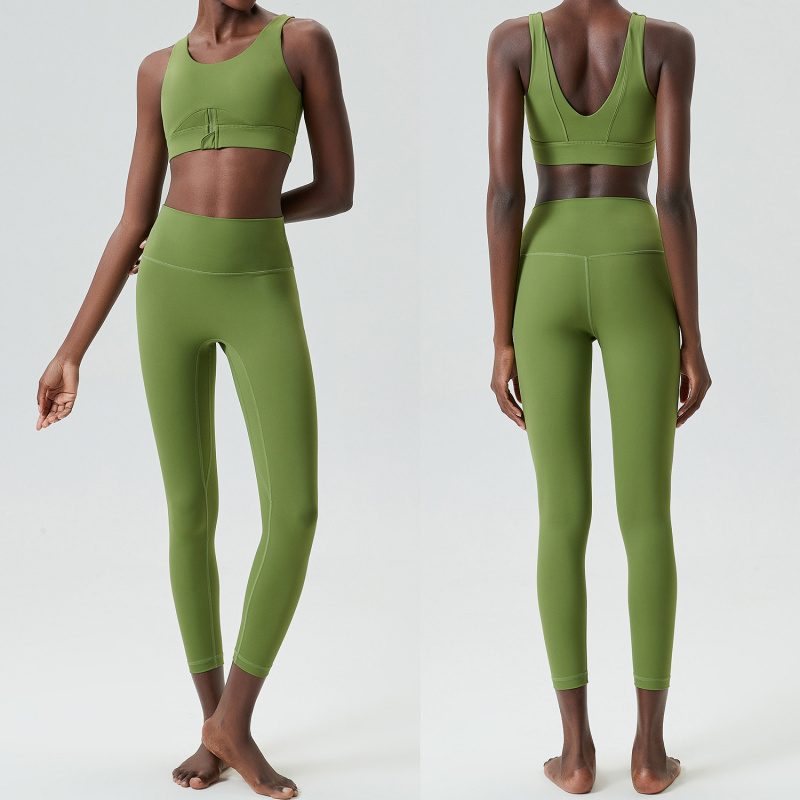 Two Pieces Set Zipper Yoga Spo - огляд і ціна Yoga Fitness Outfit