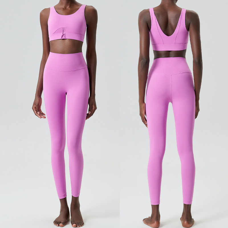 Two Pieces Set Zipper Yoga Spo - огляд і ціна Yoga Fitness Outfit