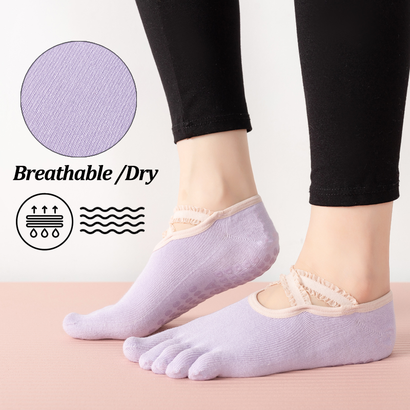 Ladies Non-Slip Pilates Socks  - огляд і ціна Yoga Dance & Fitness Center Llc