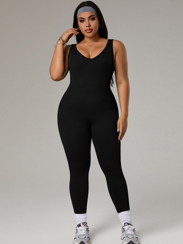 Plus Size Women's Tracksuit Gy - огляд і ціна Yoga Fitness Outfit