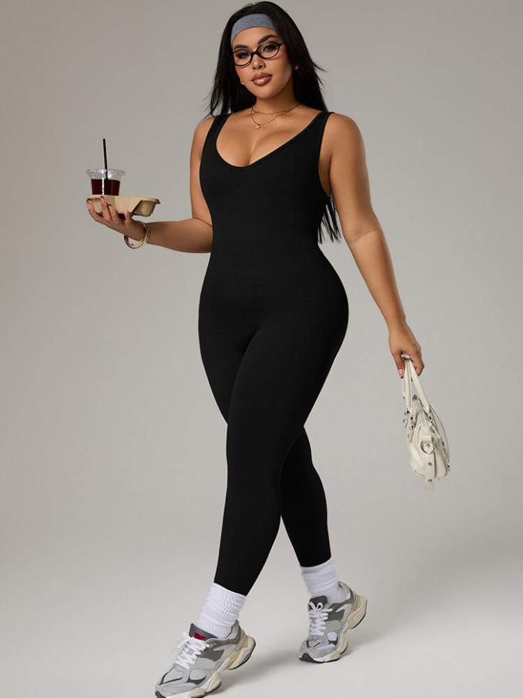 Plus Size Women's Tracksuit Gy - огляд і ціна Yoga Fitness Outfit