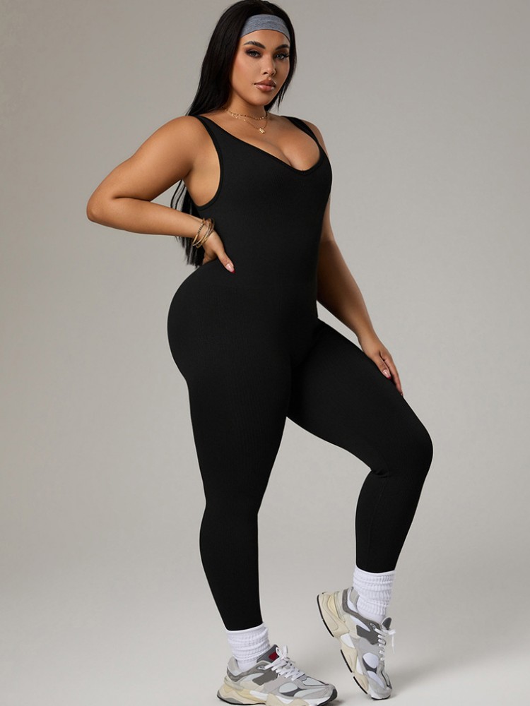 Plus Size Women's Tracksuit Gy - огляд і ціна Yoga Fitness Outfit