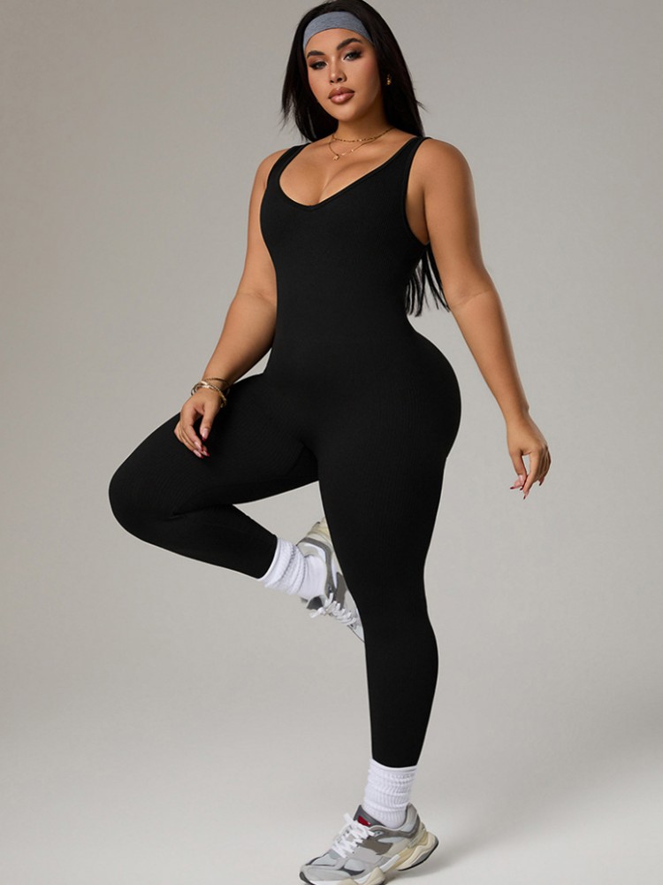 Plus Size Women's Tracksuit Gy - огляд і ціна Yoga Fitness Outfit