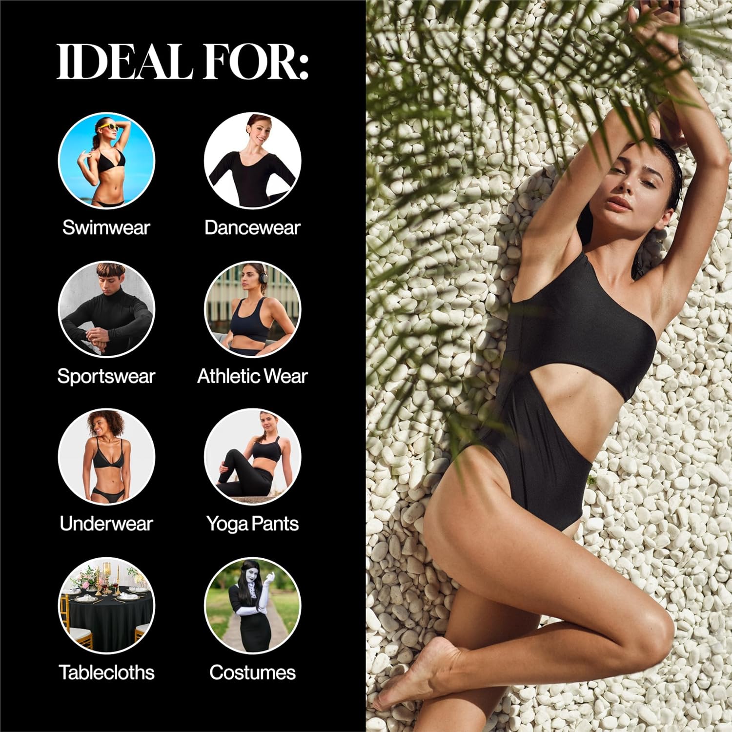 Spandex Fabric, 4 Way Stretch  - огляд і ціна Yoga Dance & Fitness Center Llc